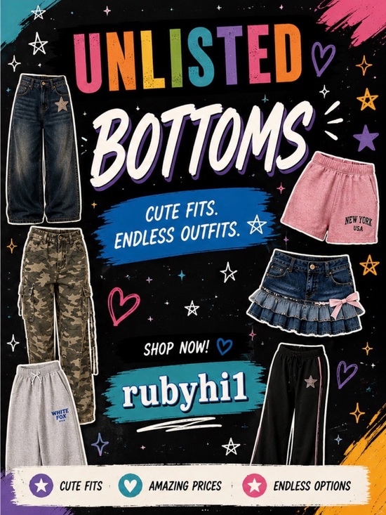 Denim - Unlisted bottoms S-L